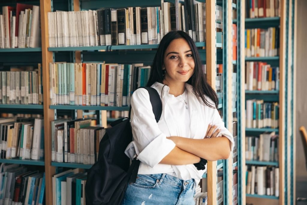 girl in a new college